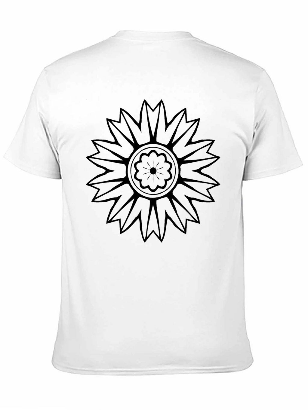 Black Floral Graphic Tee - Stylish Mens T-Shirt