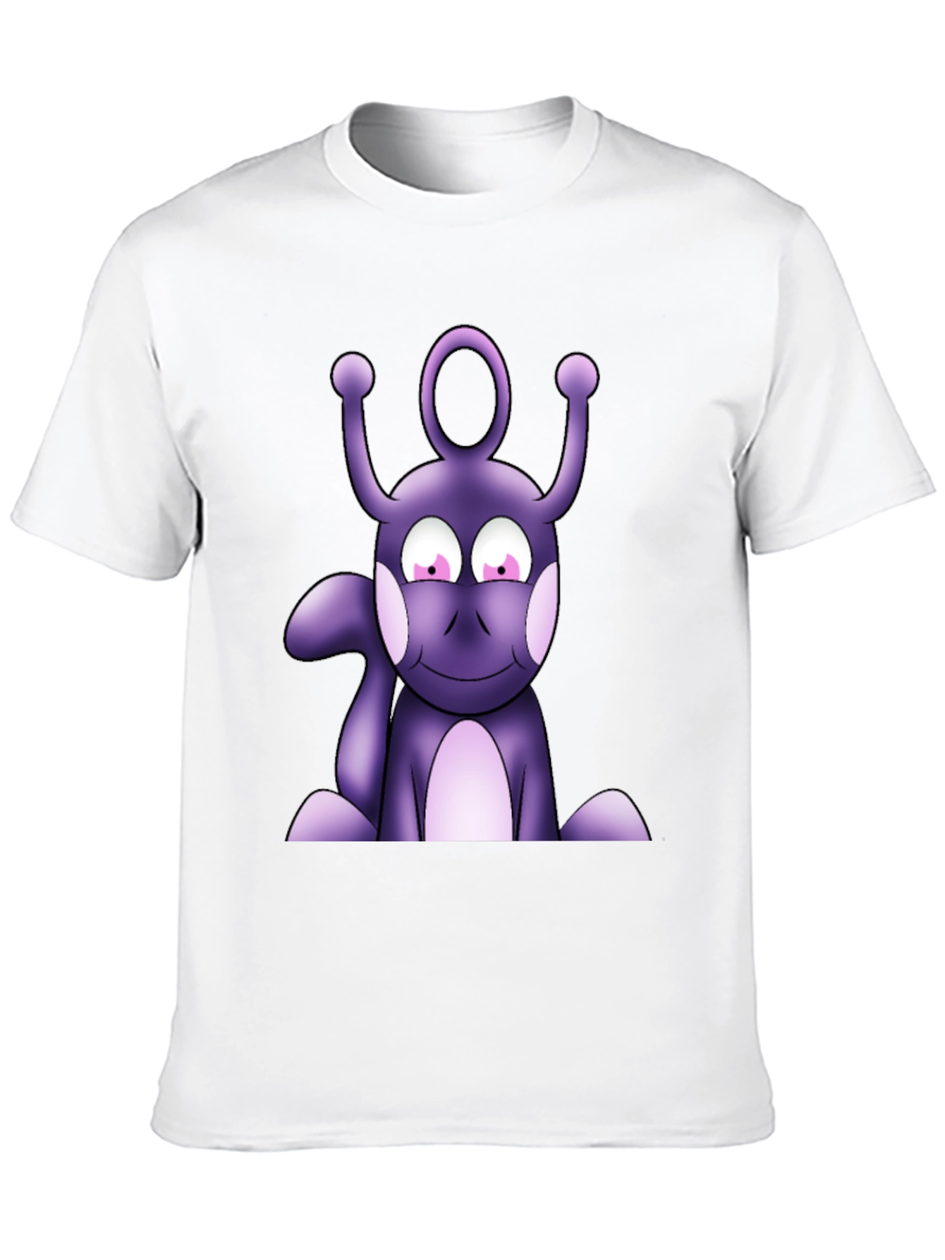 Purple Alien Graphic T-Shirt - Unique Design