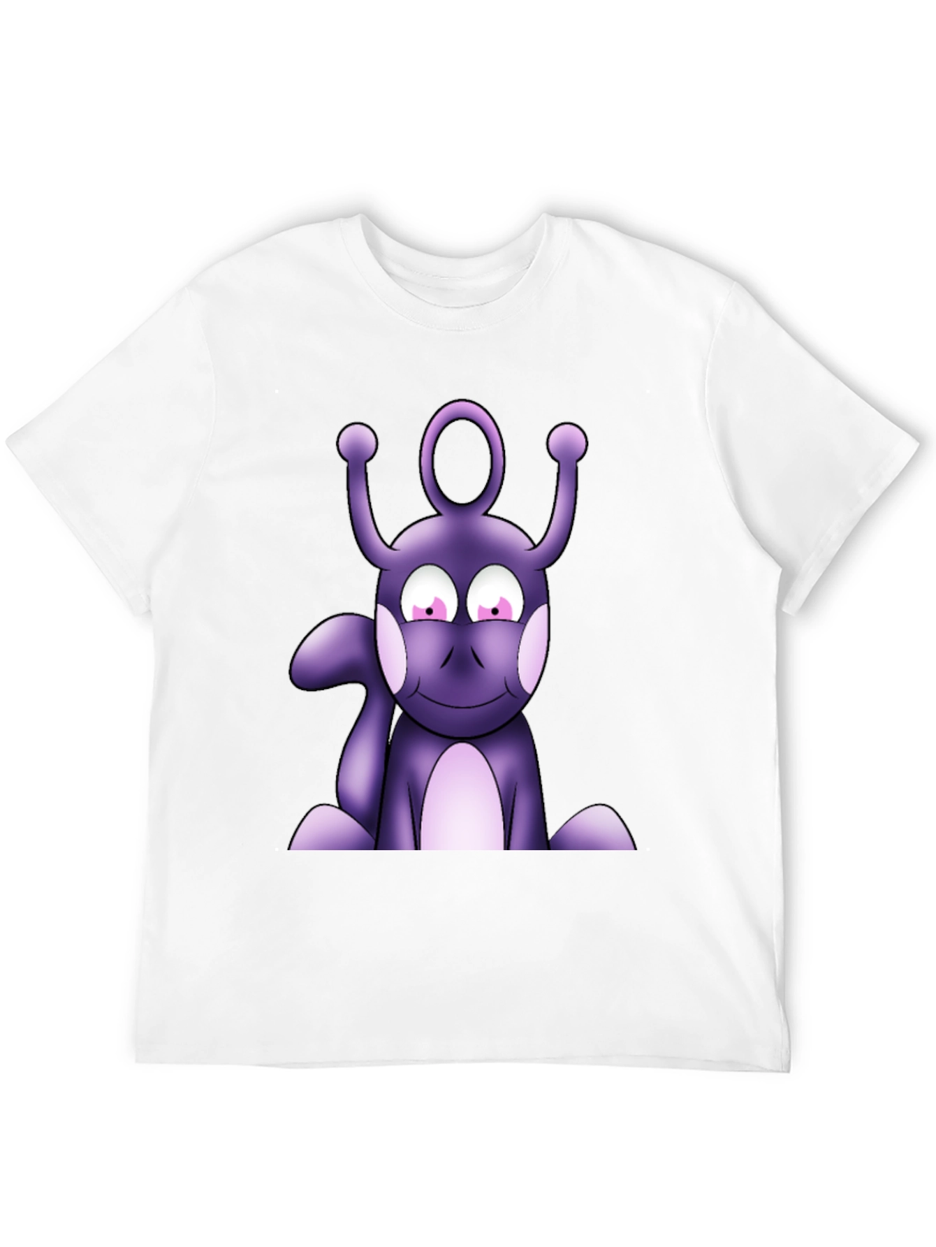 Purple Alien Graphic T-Shirt - Unique Design