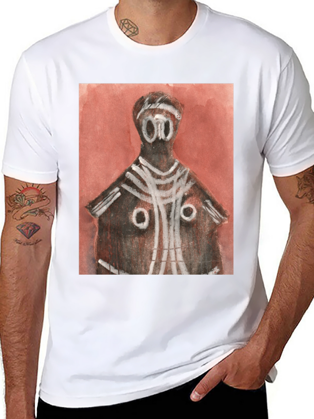 Abstract Art Graphic Tee - Modern Style