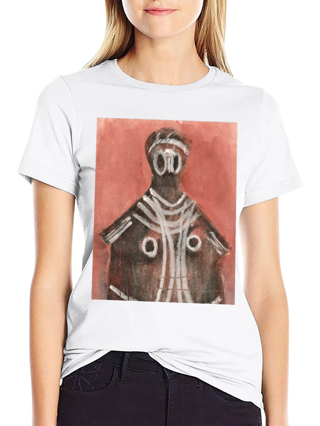 Abstract Art Graphic Tee - Modern Style