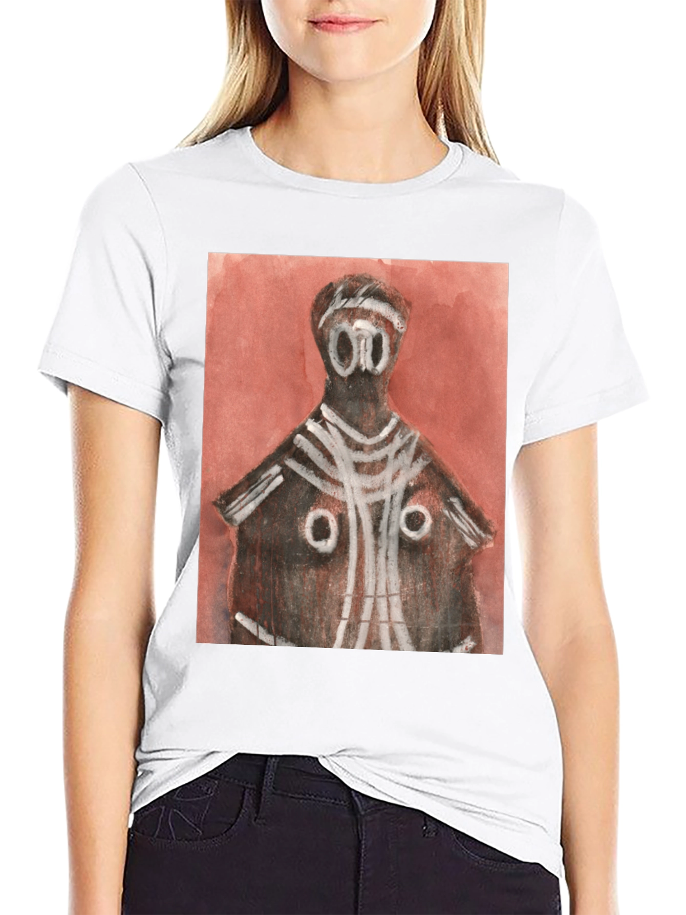 Abstract Art Graphic Tee - Modern Style
