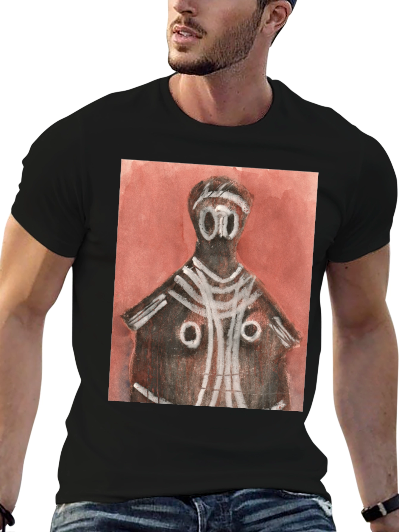 Abstract Art Graphic Tee - Modern Style