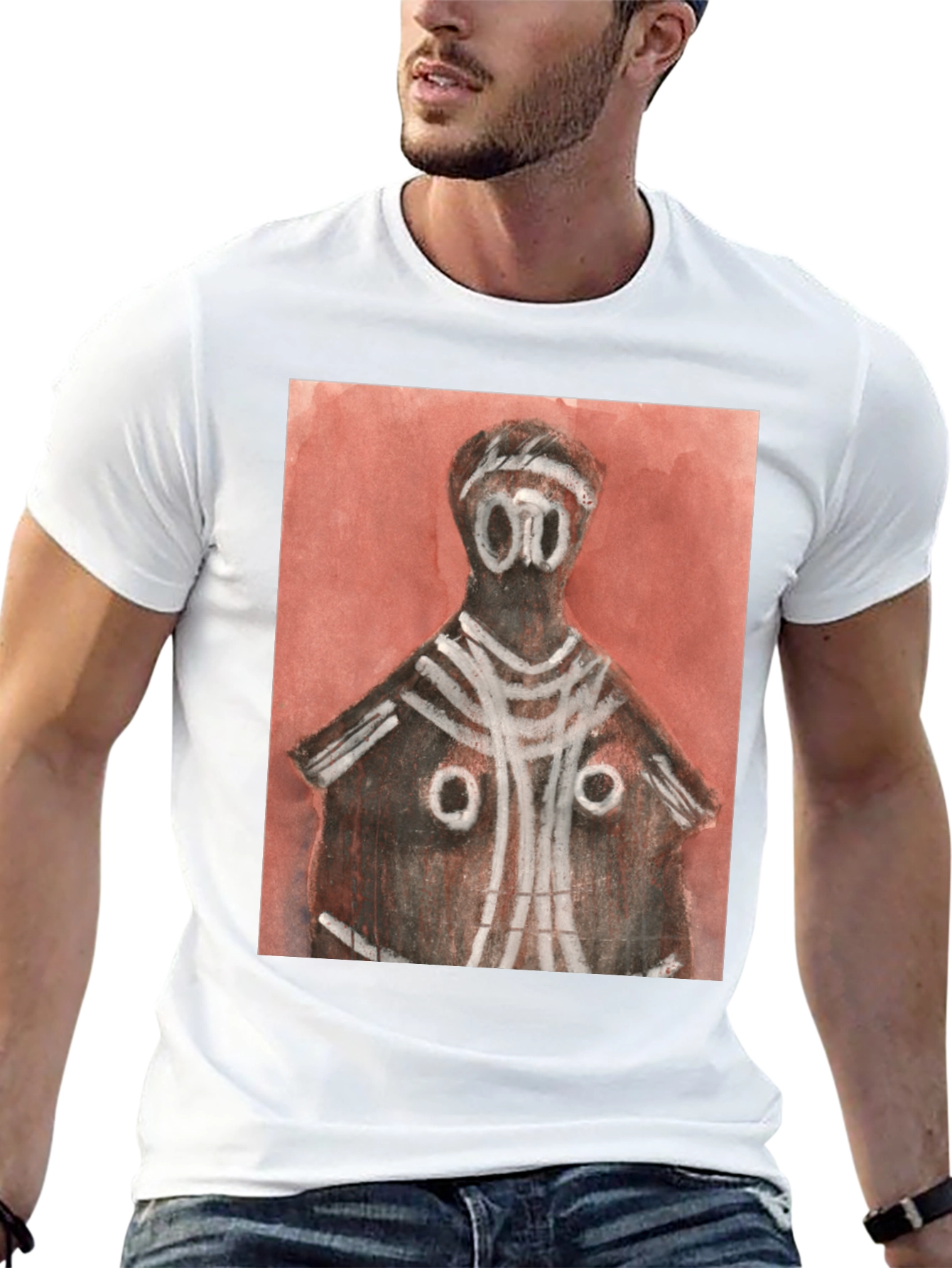 Abstract Art Graphic Tee - Modern Style