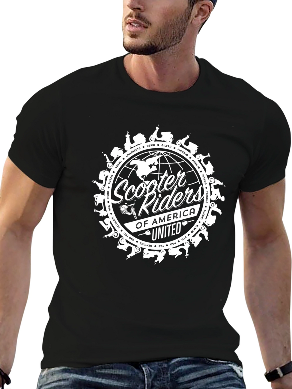 Scooter Riders of America Graphic T-Shirt