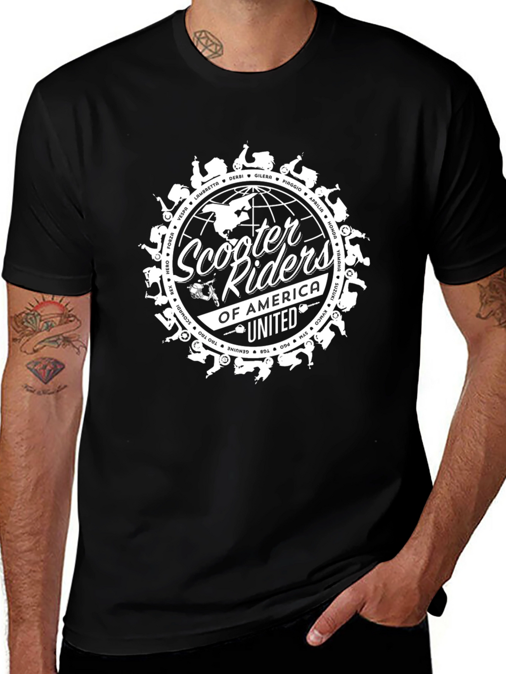Scooter Riders of America Graphic T-Shirt