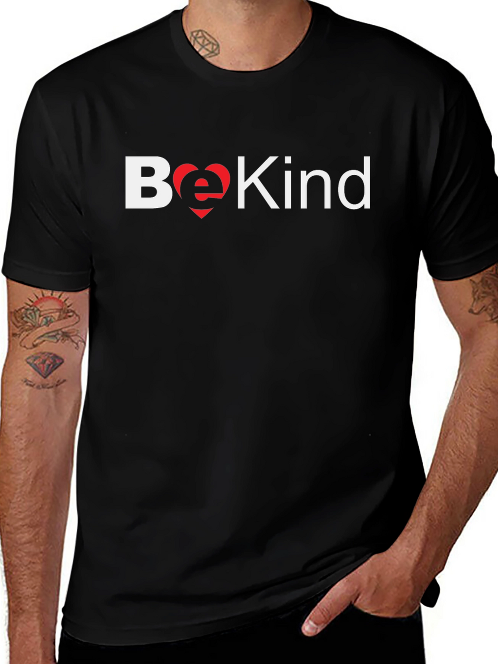 Be Kind T-Shirt - Heart Graphic Tee