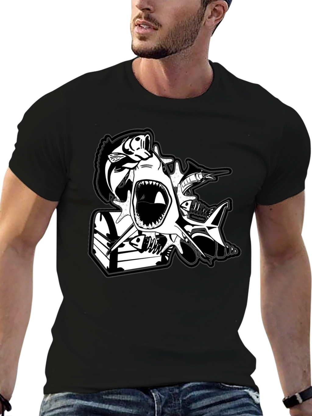 Shark Attack Tee