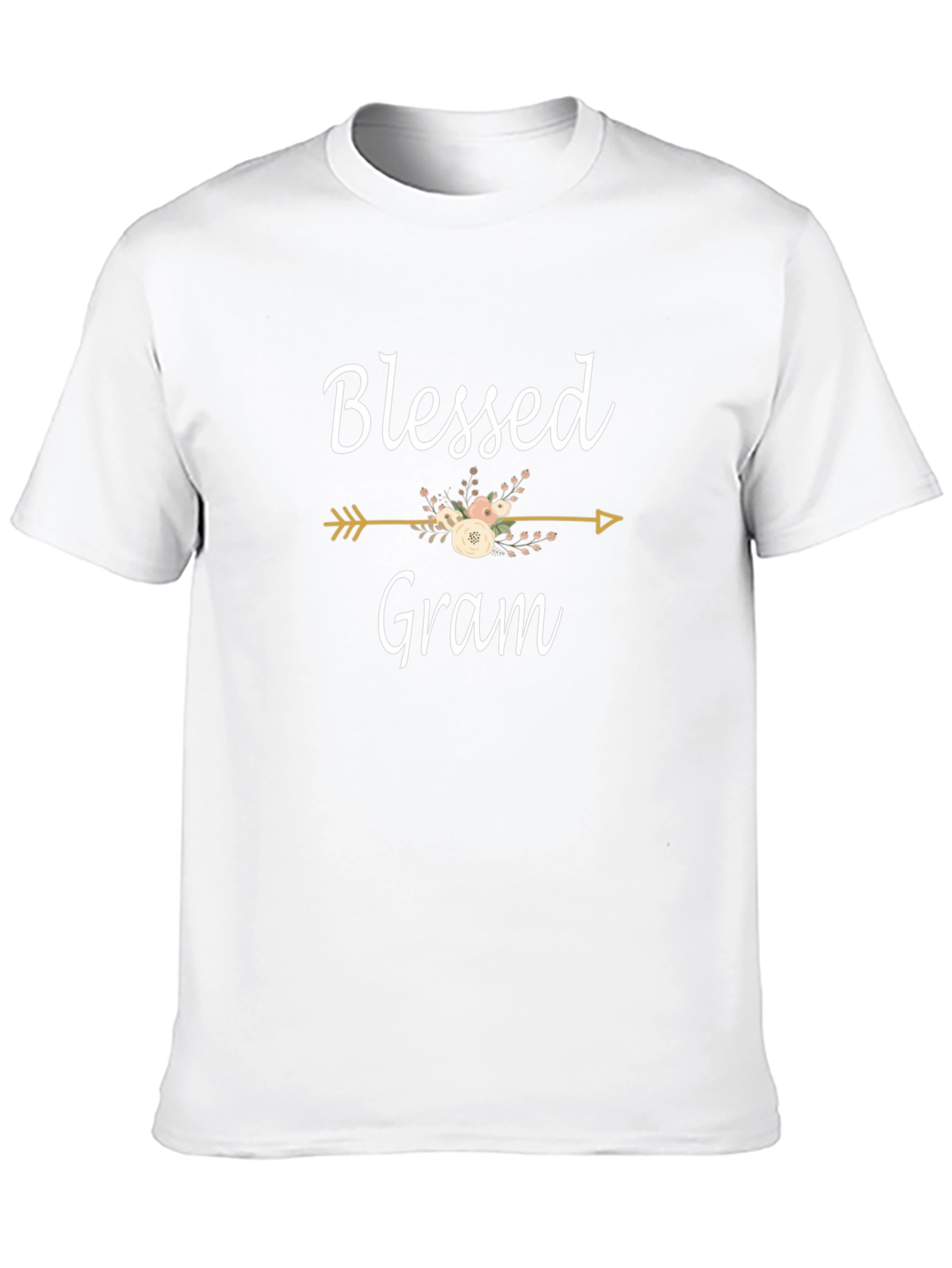 Blessed Gram Floral Arrow T-Shirt