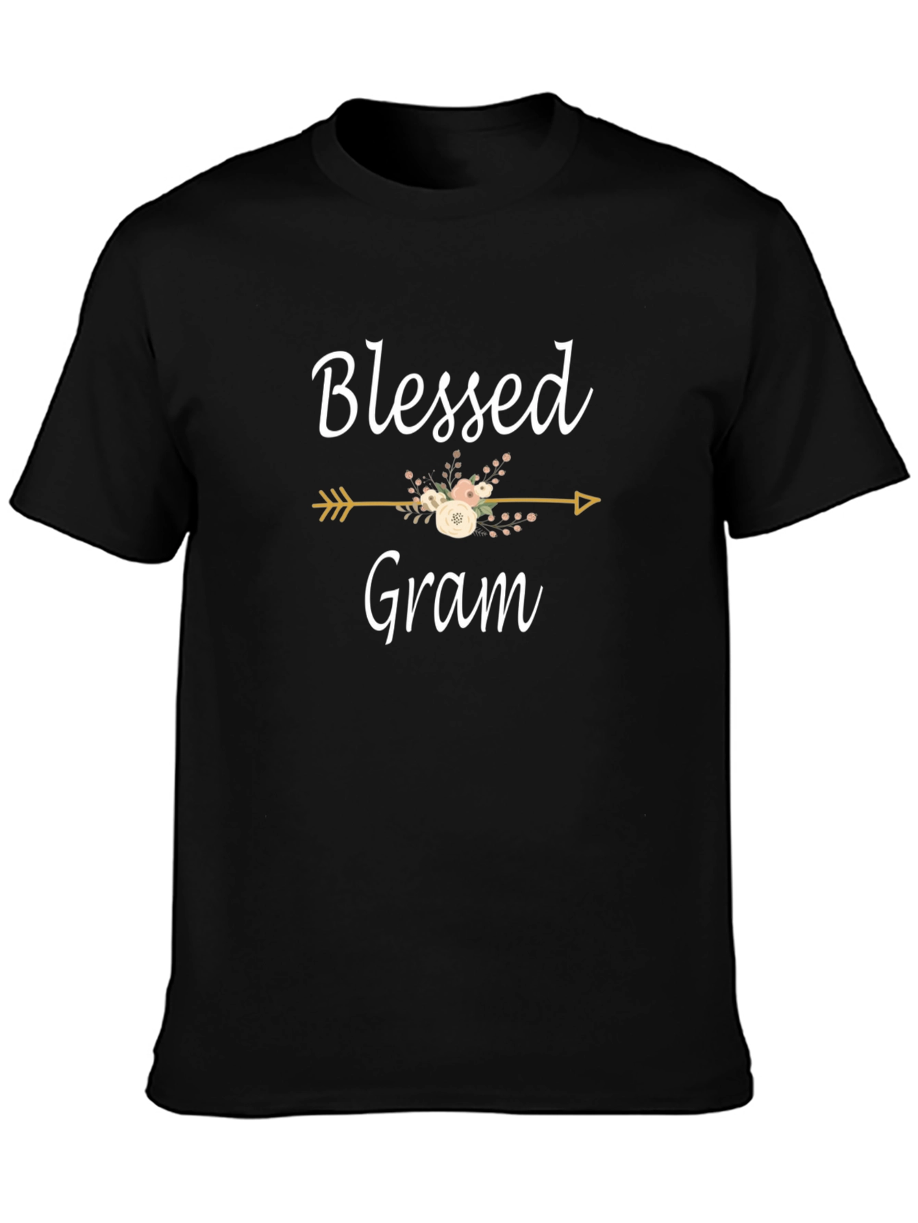 Blessed Gram Floral Arrow T-Shirt