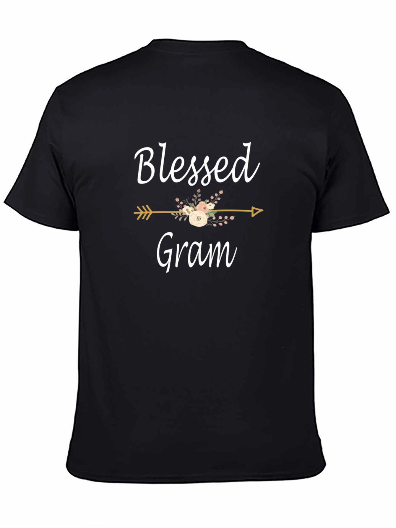 Blessed Gram Floral Arrow T-Shirt