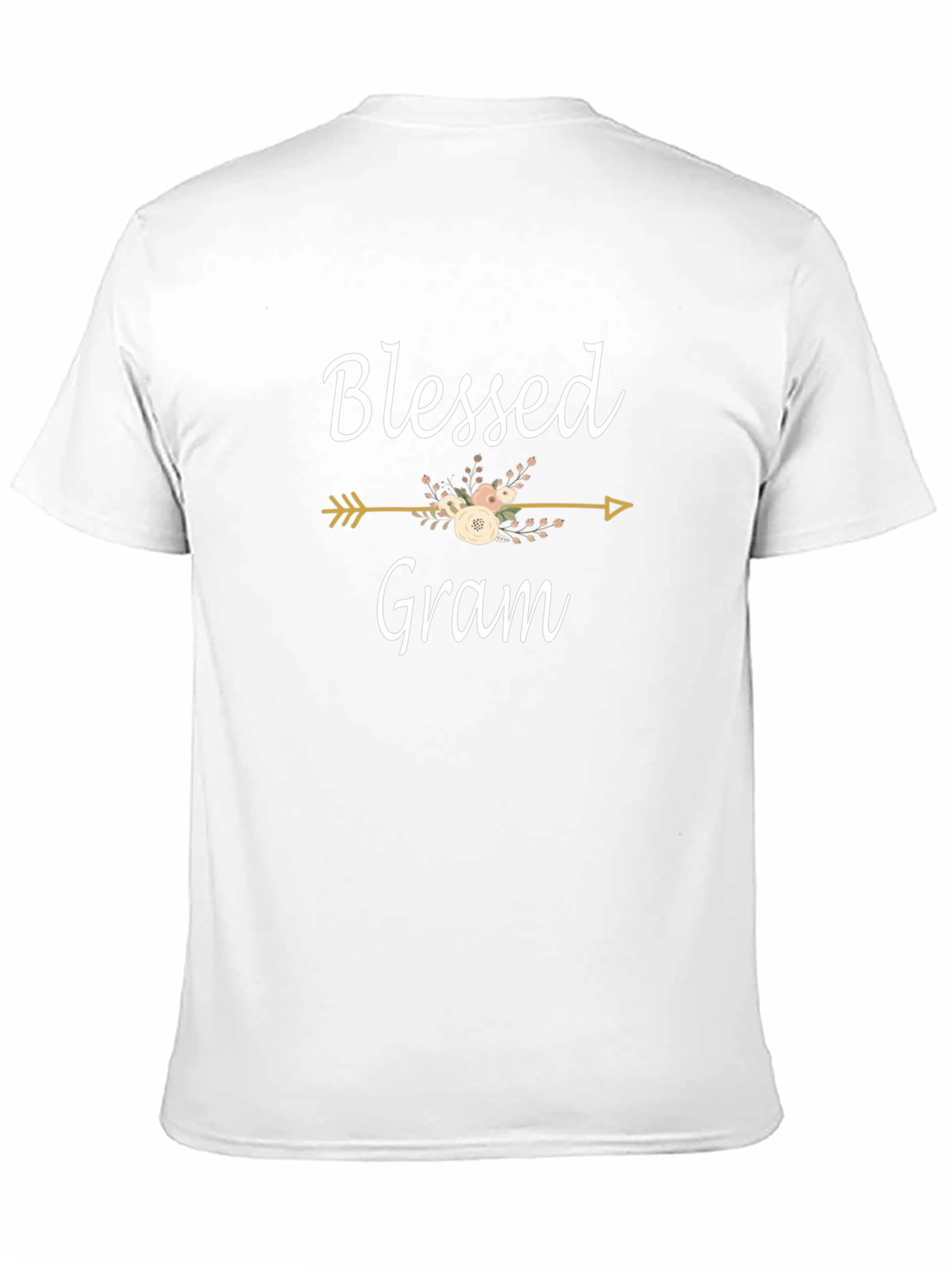 Blessed Gram Floral Arrow T-Shirt