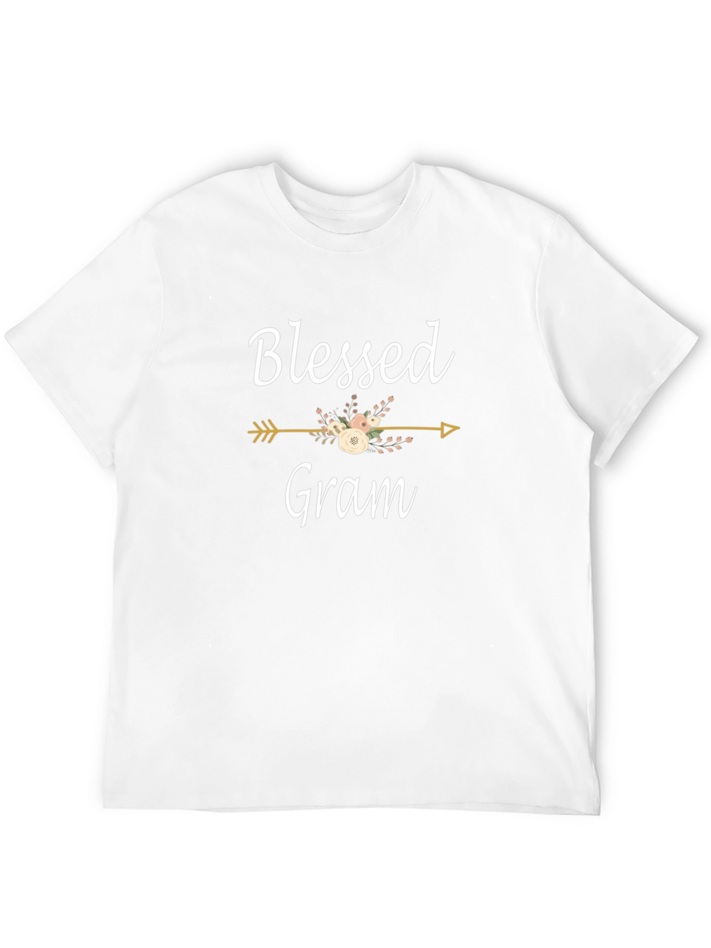 Blessed Gram Floral Arrow T-Shirt