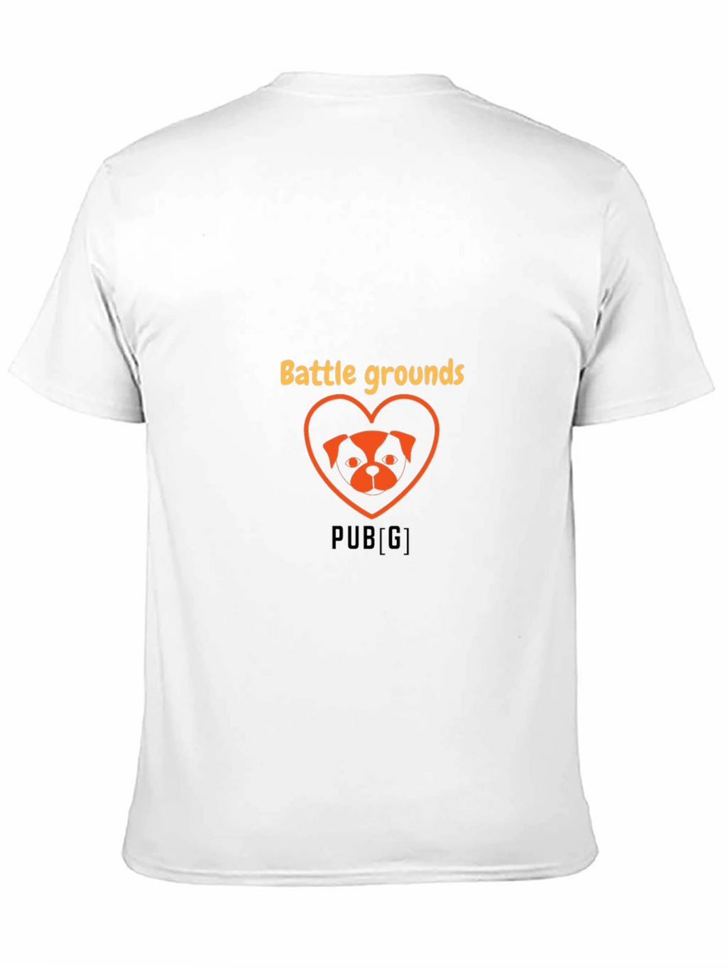 Battlegrounds Dog Heart Graphic Tee - Trendy Gamer Shirt