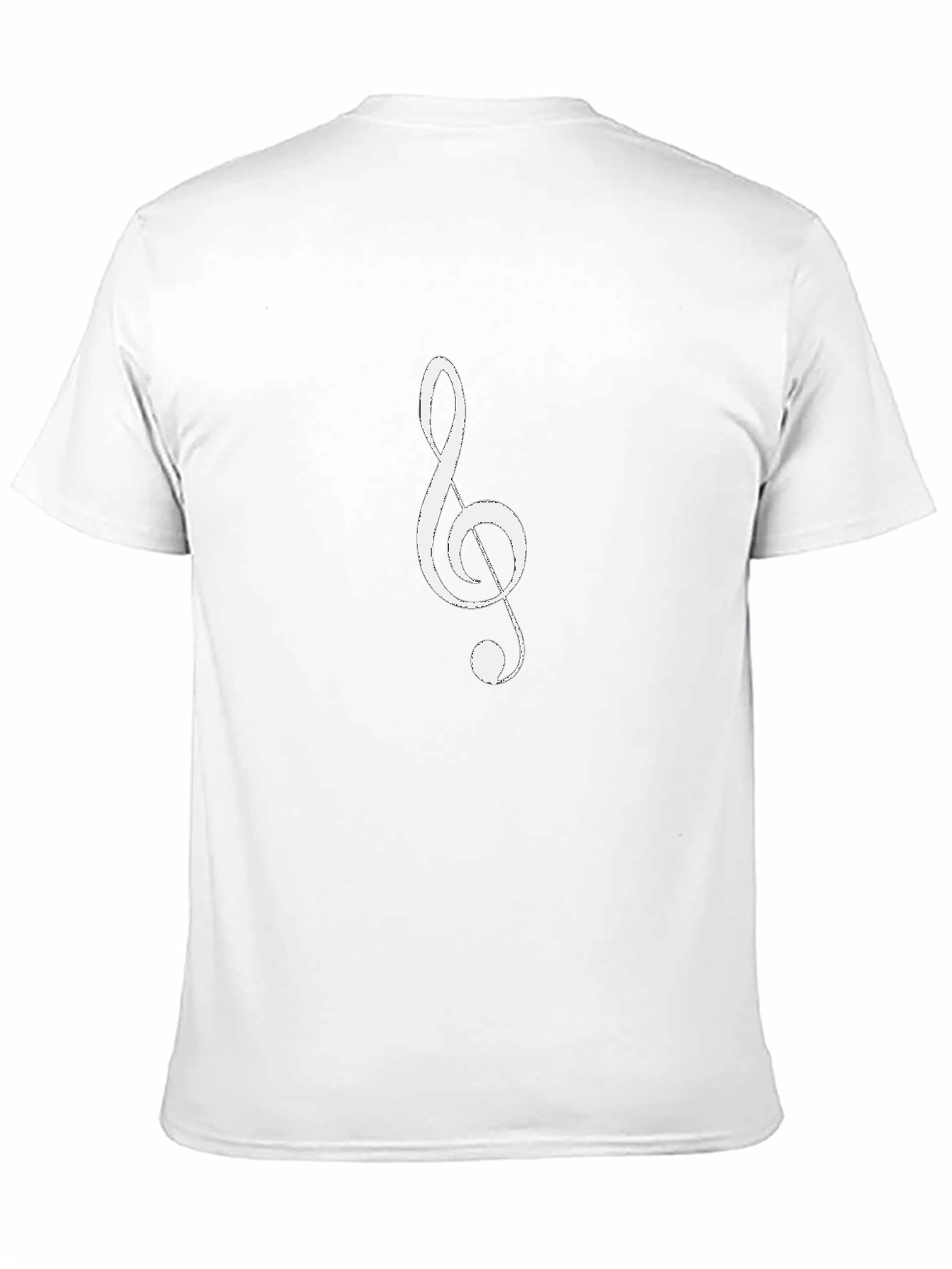 Musical Clef Graphic T-Shirt - Stylish Cotton Tee