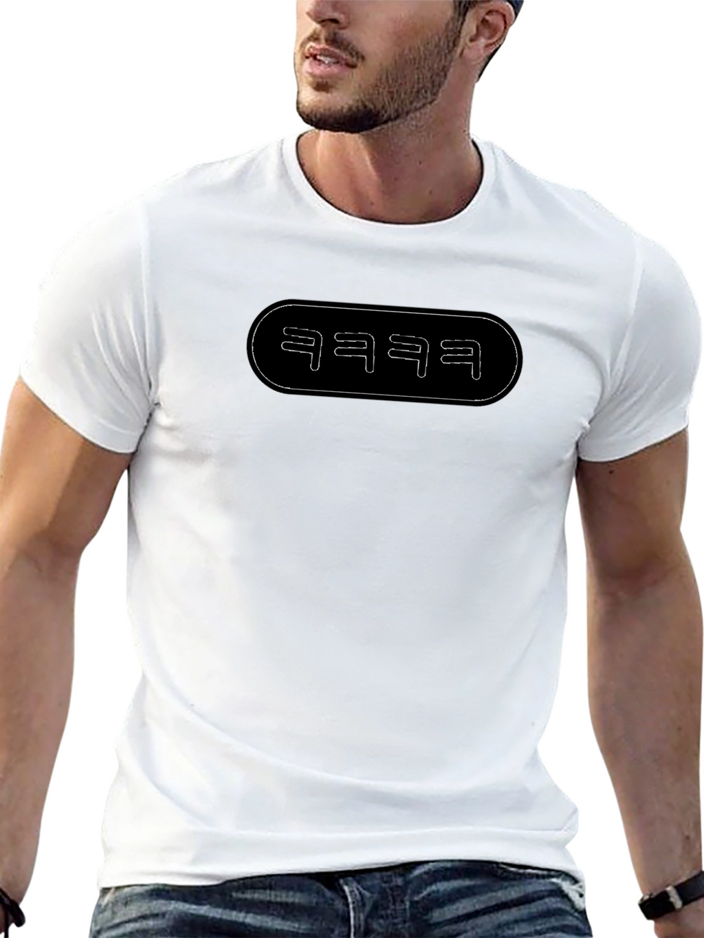 Trendy kekeke Text Graphic Black T-Shirt
