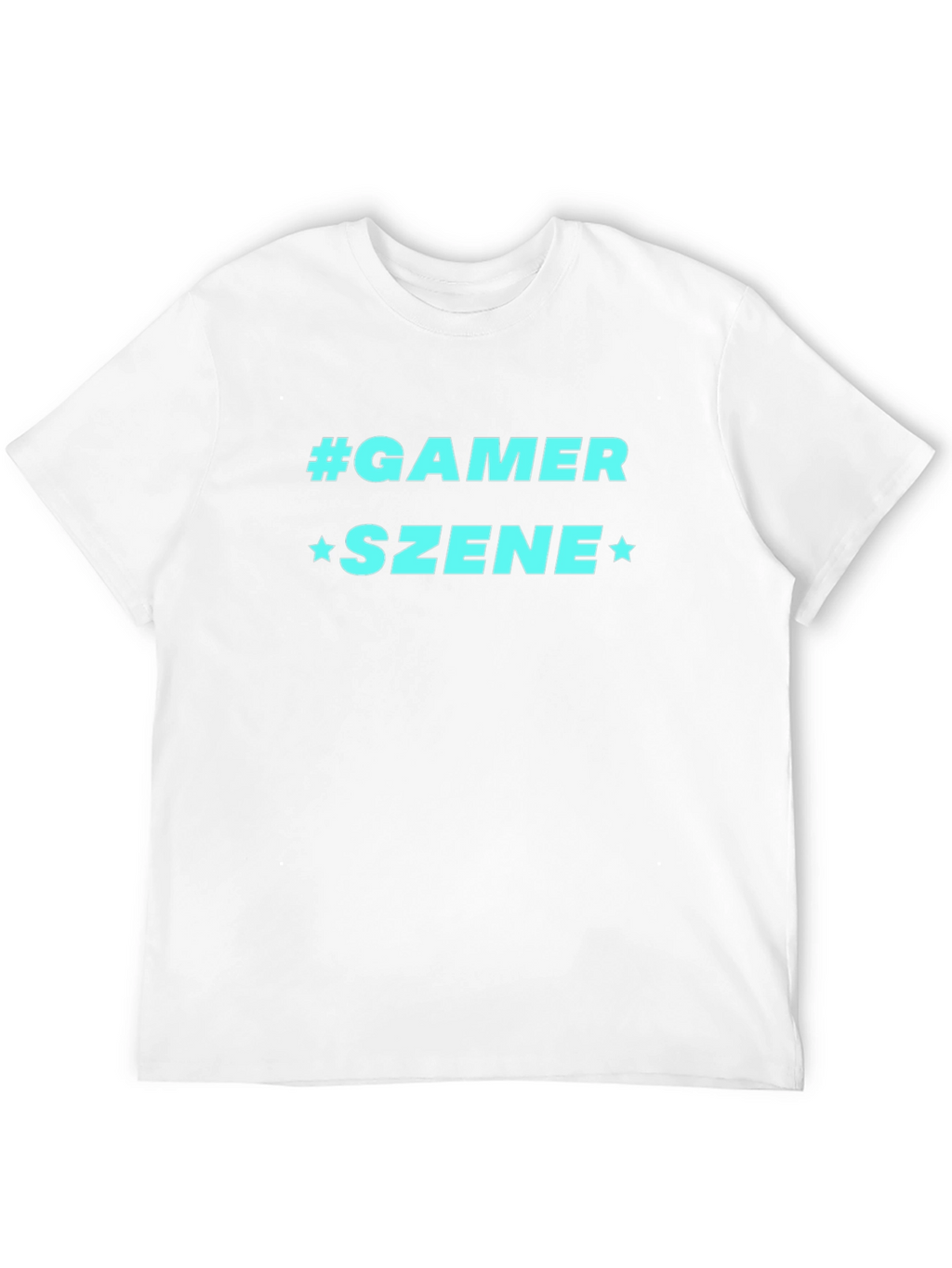 Gamer Szene Graphic Tee - Black Cotton Blend
