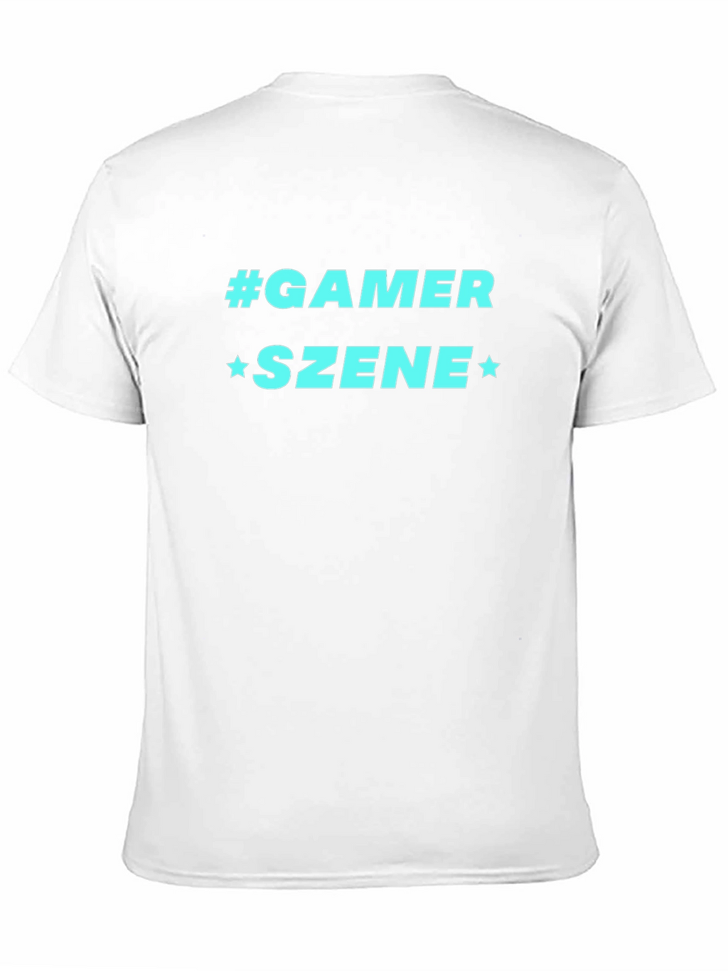 Gamer Szene Graphic Tee - Black Cotton Blend