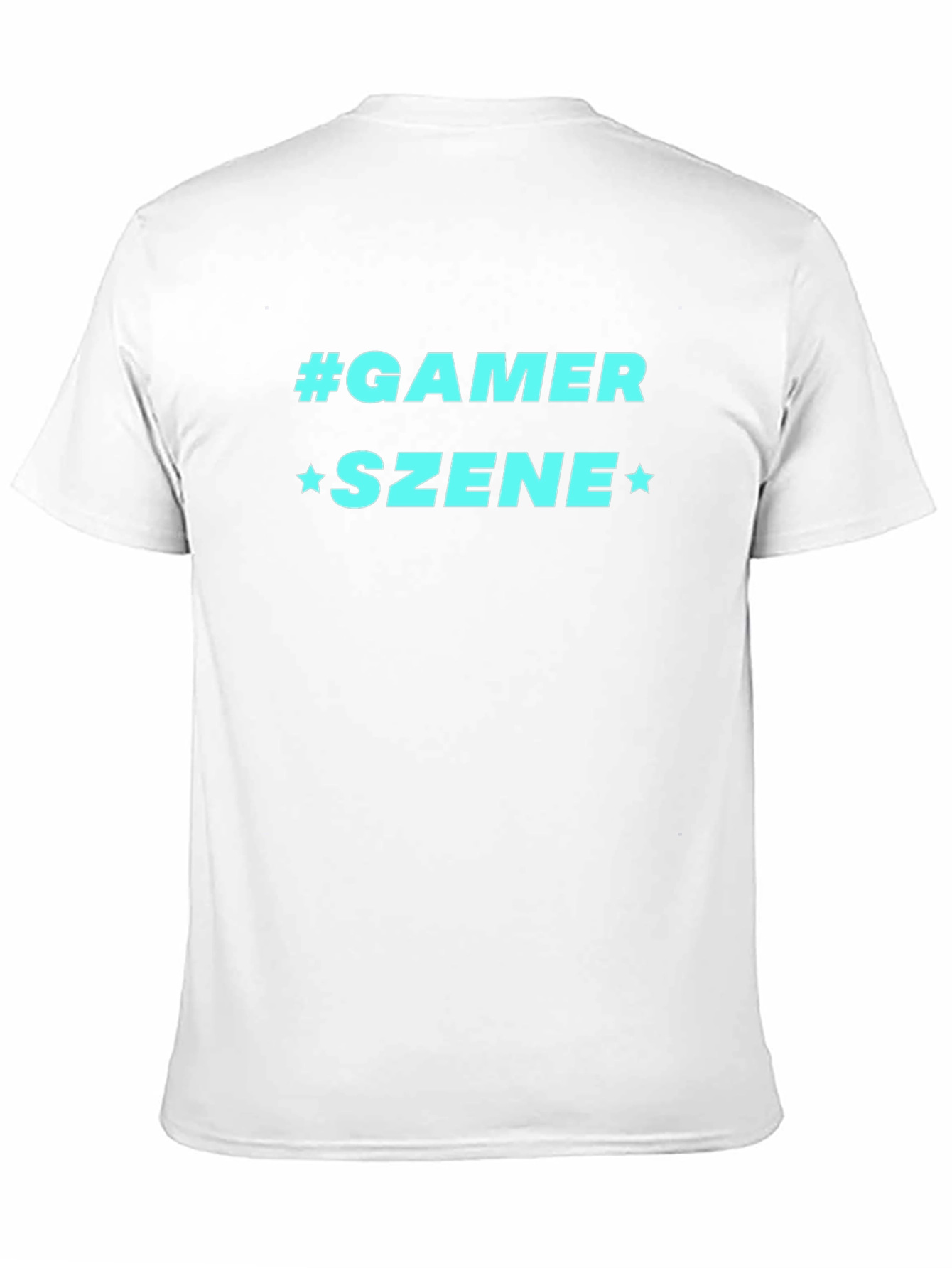 Gamer Szene Graphic Tee - Black Cotton Blend