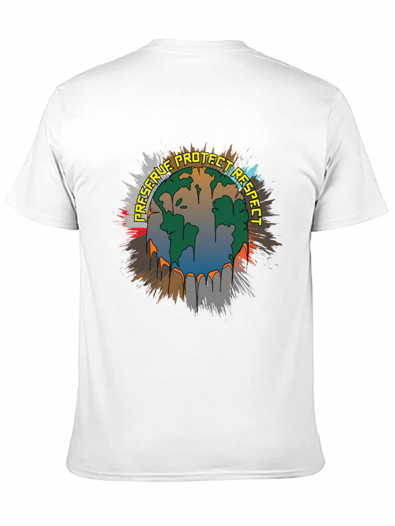 Preserve Protect Respect Earth Graphic Tee