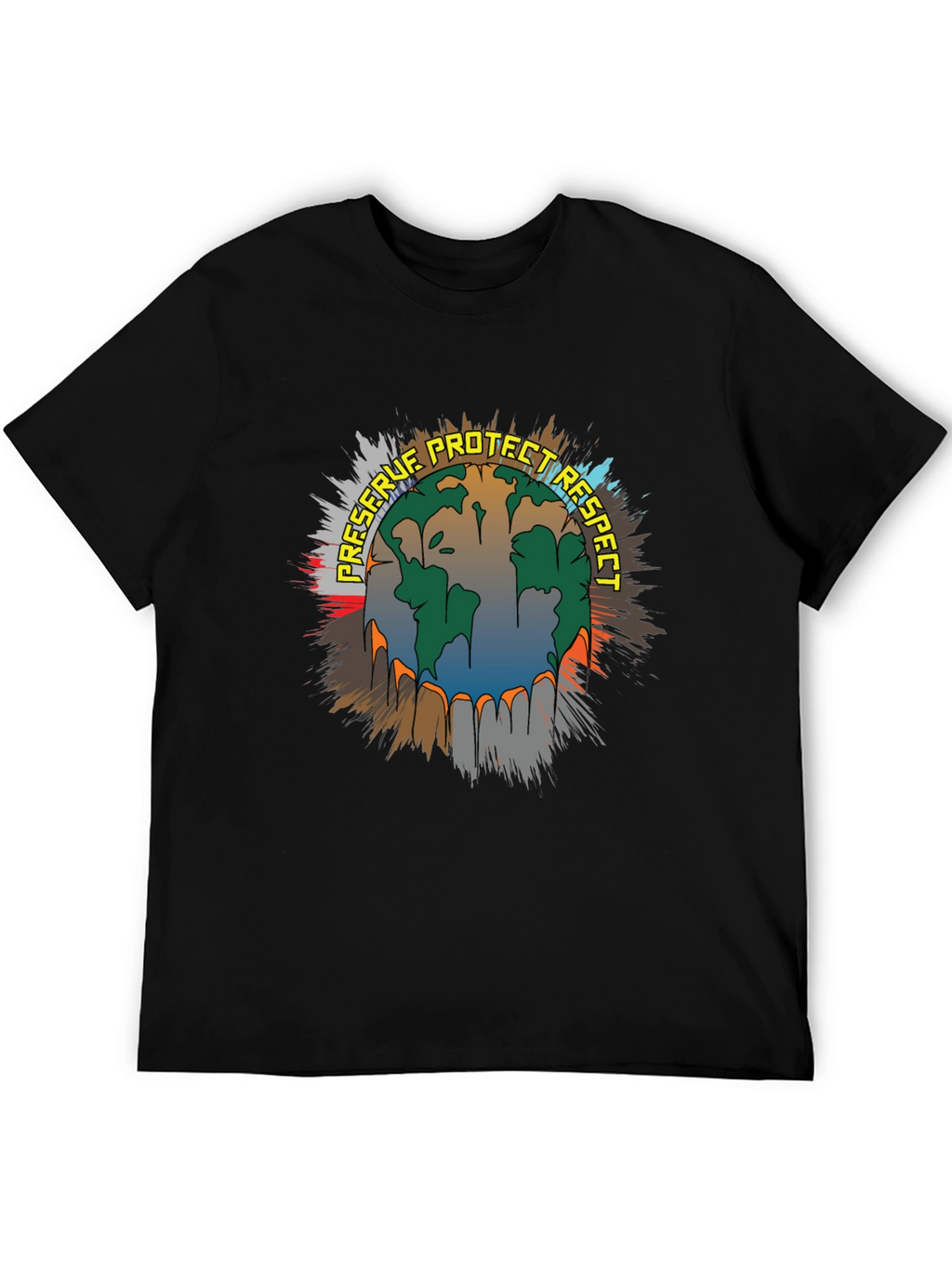 Preserve Protect Respect Earth Graphic Tee