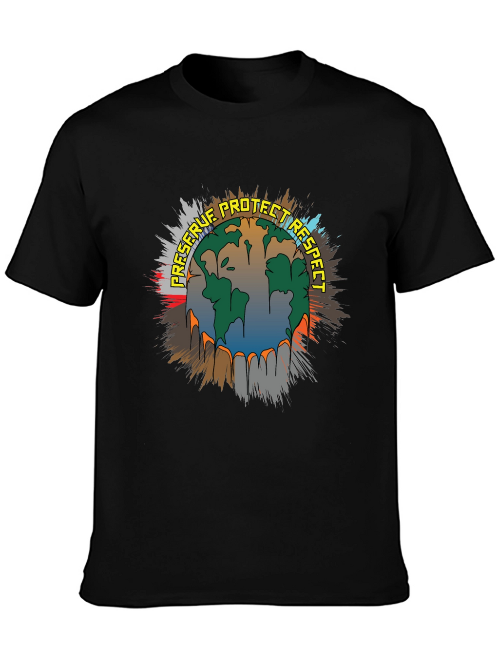 Preserve Protect Respect Earth Graphic Tee