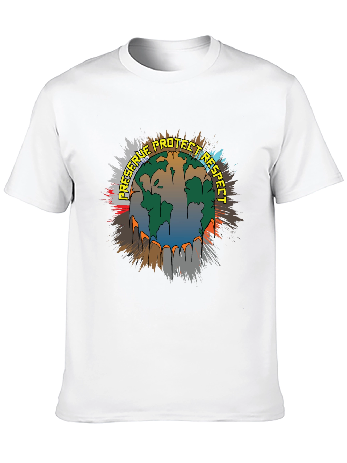 Preserve Protect Respect Earth Graphic Tee