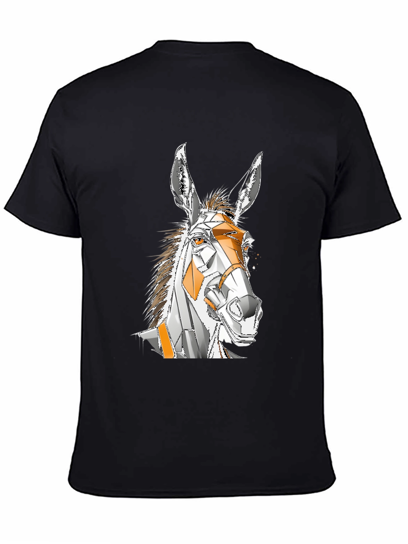 Geometric Donkey Graphic T-Shirt