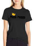 King Hip-Hop Black T-Shirt