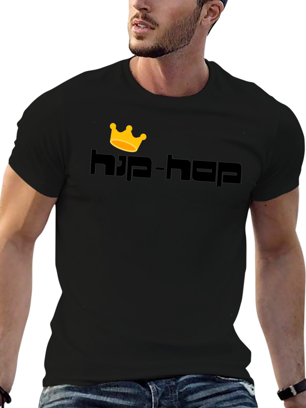 King Hip-Hop Black T-Shirt