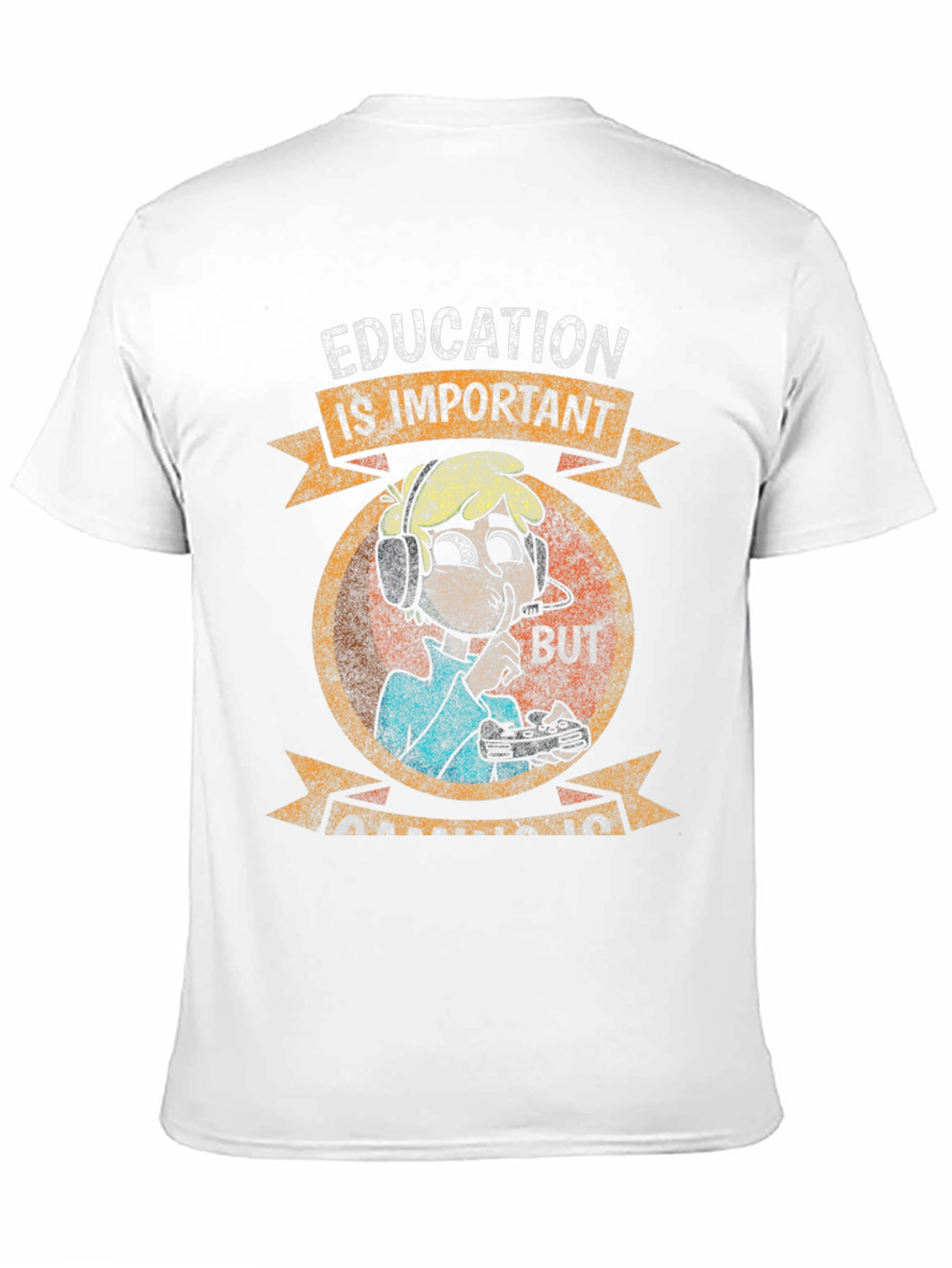 Education is Important Funny Gamer T-Shirt
