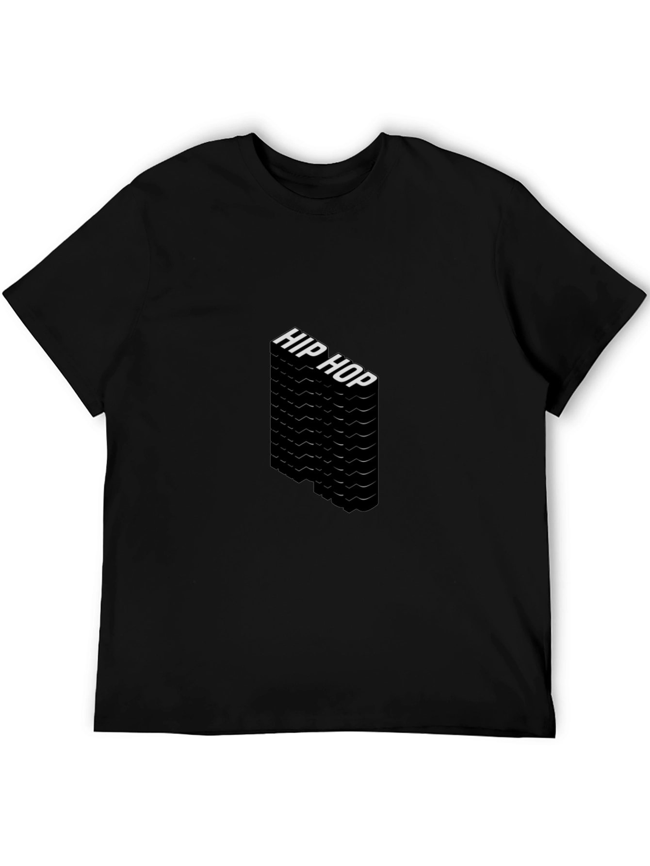 Hip Hop Graphic Black T-Shirt