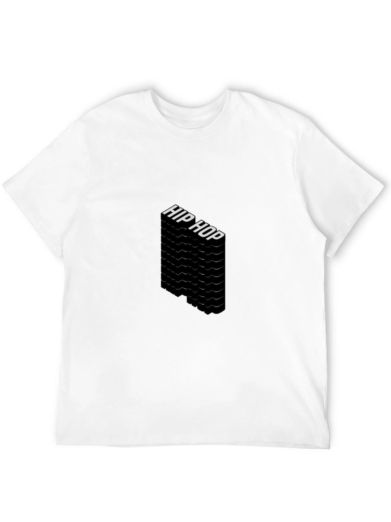Hip Hop Graphic Black T-Shirt
