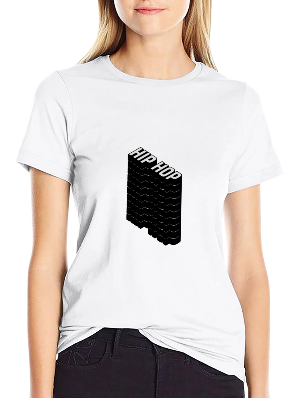 Hip Hop Graphic Black T-Shirt