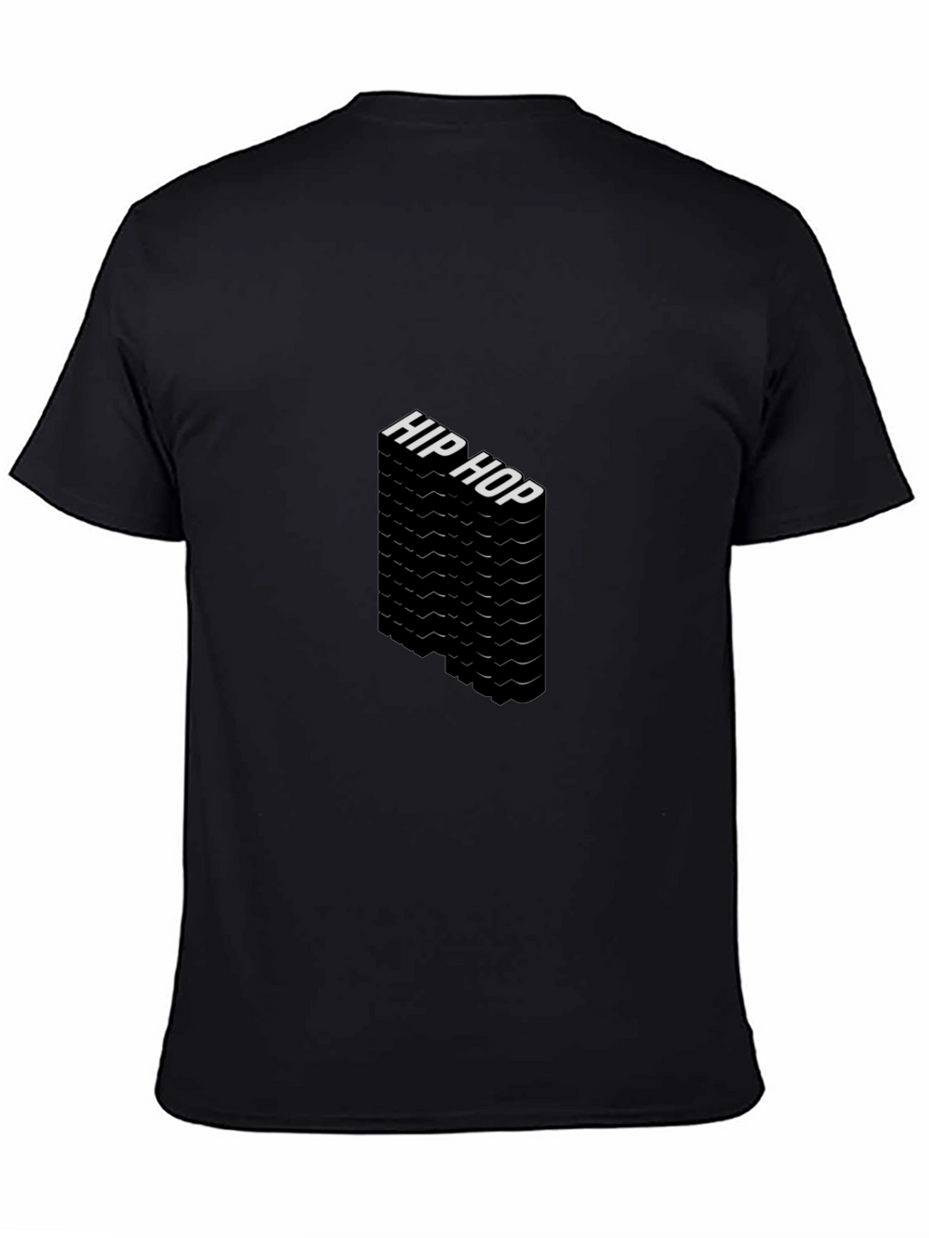 Hip Hop Graphic Black T-Shirt