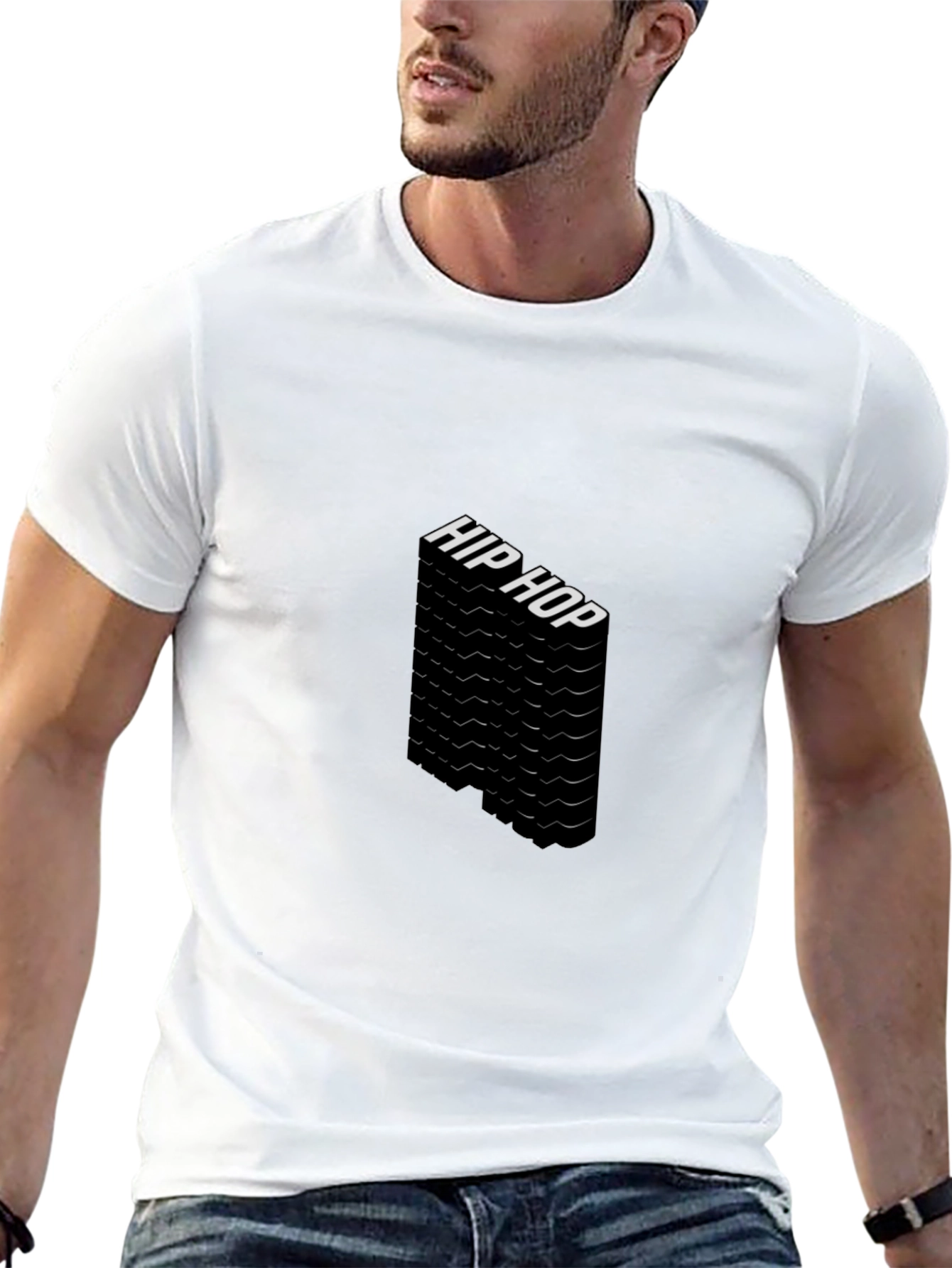 Hip Hop Graphic Black T-Shirt