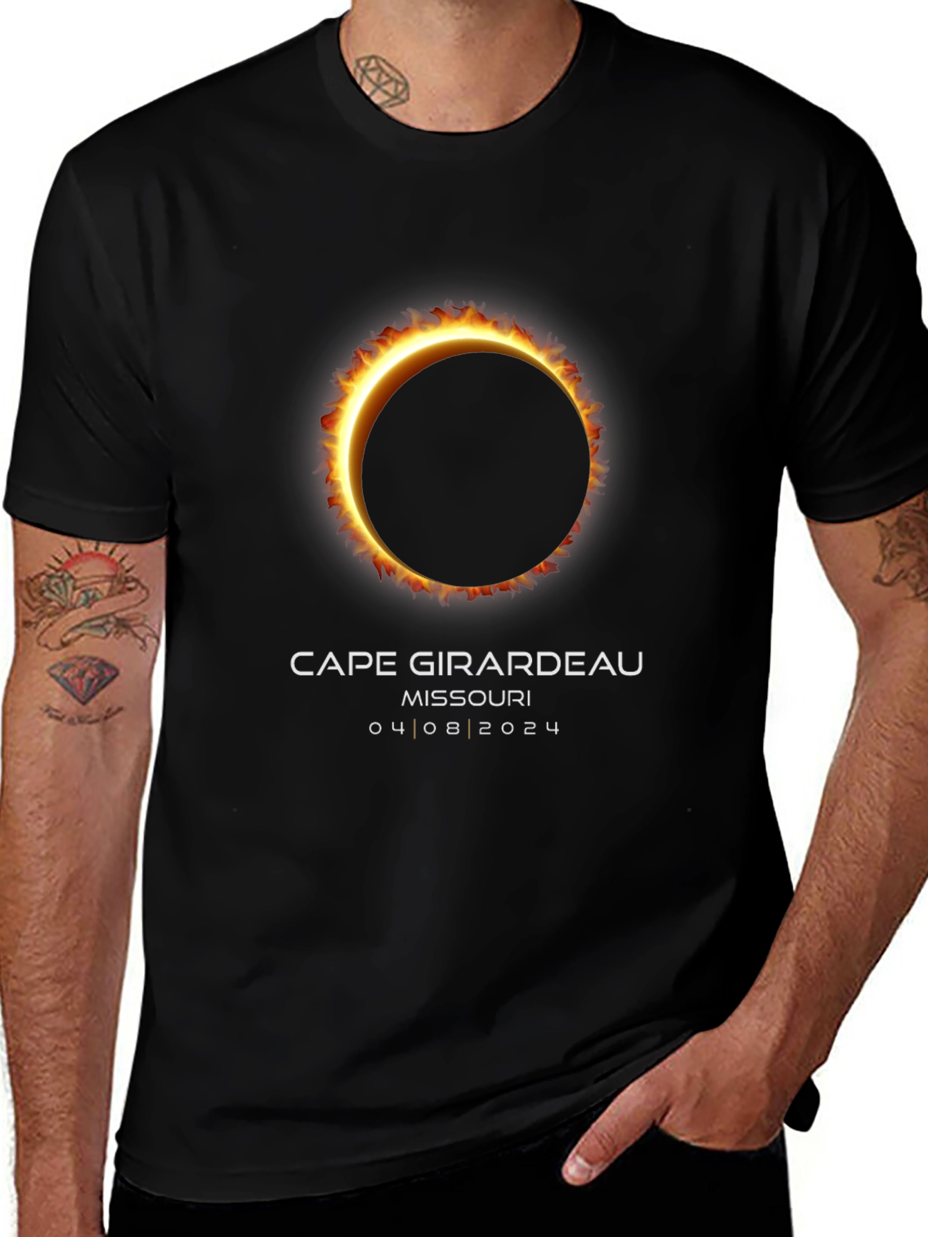 Cape Girardeau Missouri Eclipse 2024 T-Shirt