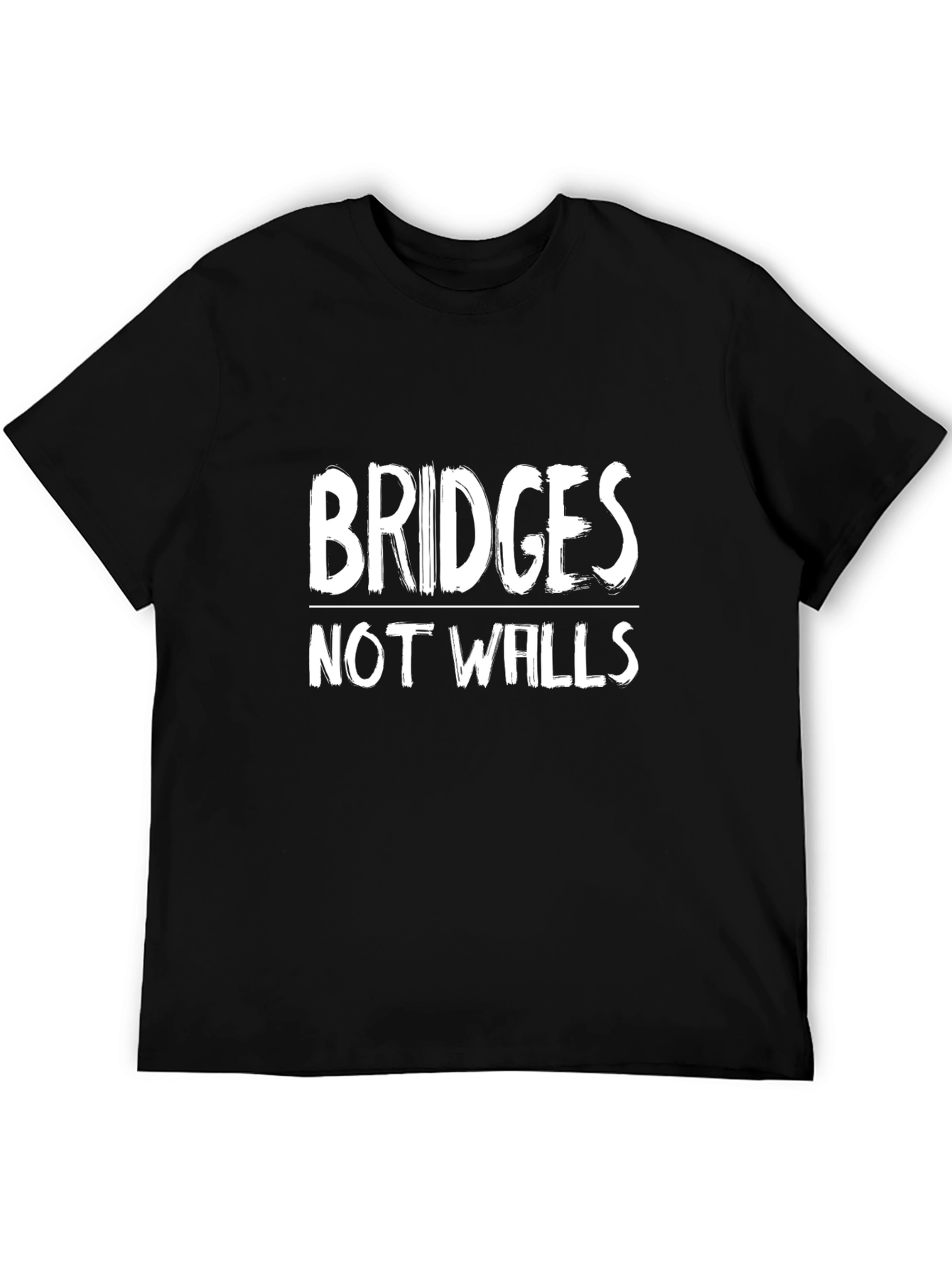 Bridges Not Walls Graphic T-Shirt - Black