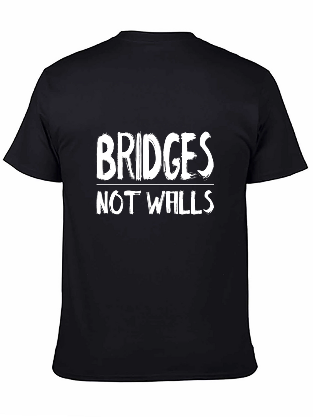 Bridges Not Walls Graphic T-Shirt - Black