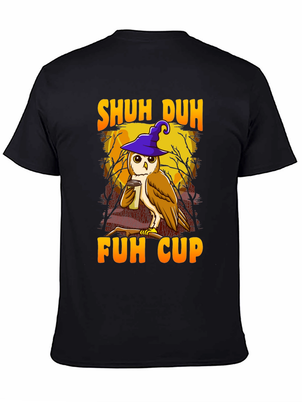 Shuh Duh Fuh Cup Owl Graphic T-Shirt