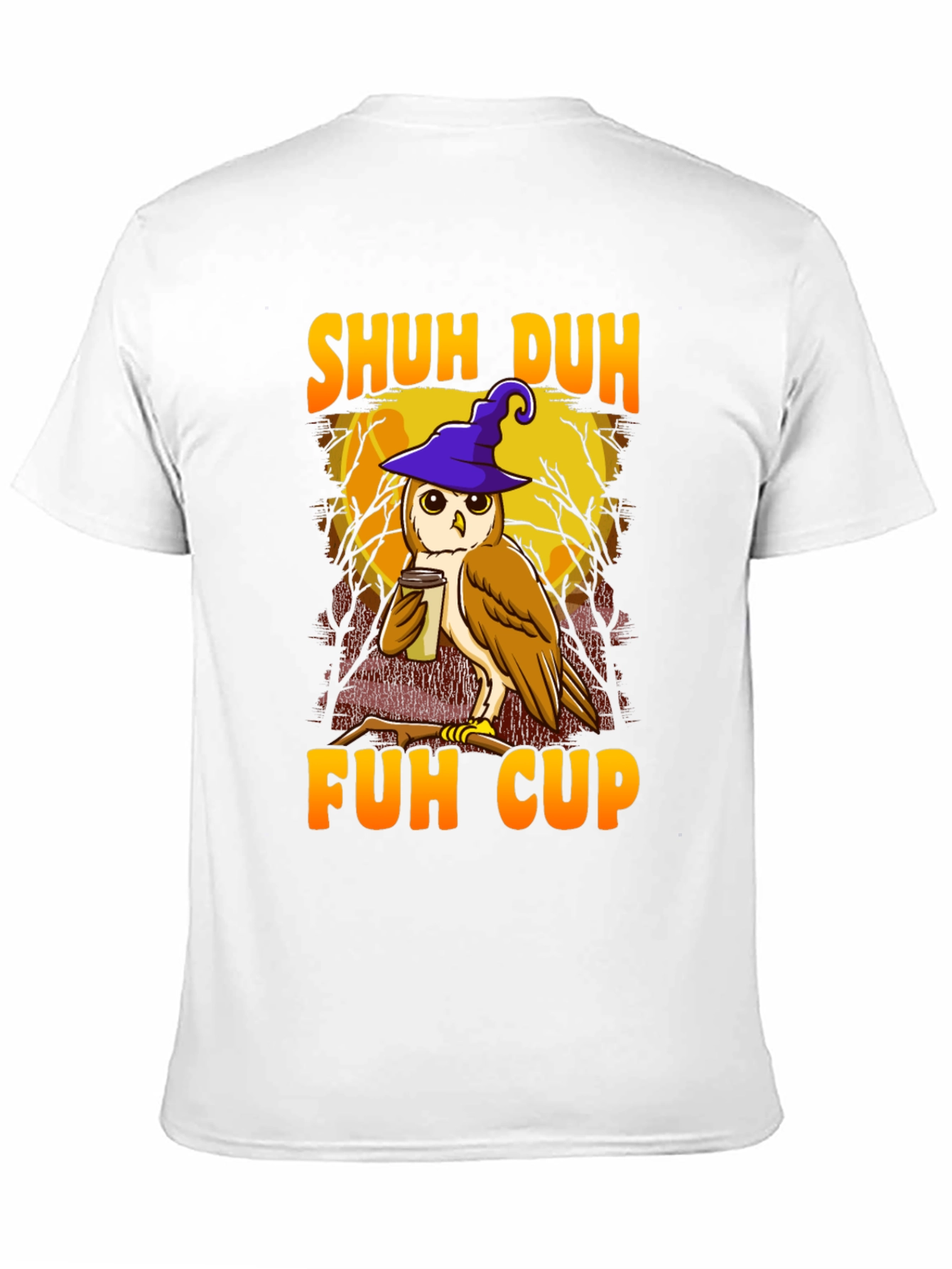 Shuh Duh Fuh Cup Owl Graphic T-Shirt