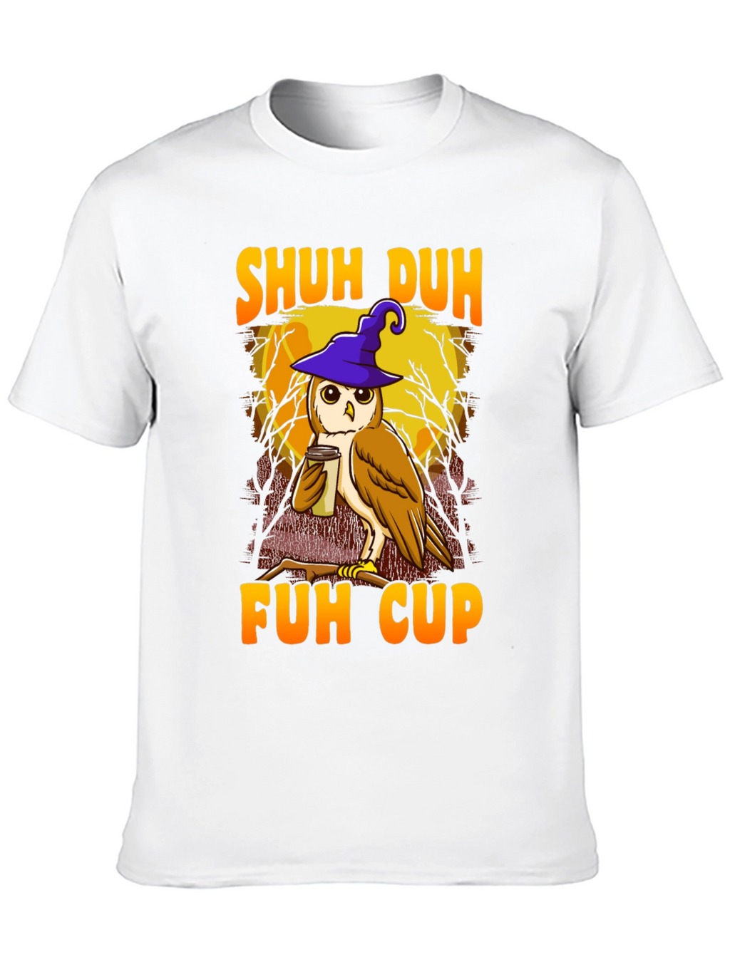 Shuh Duh Fuh Cup Owl Graphic T-Shirt