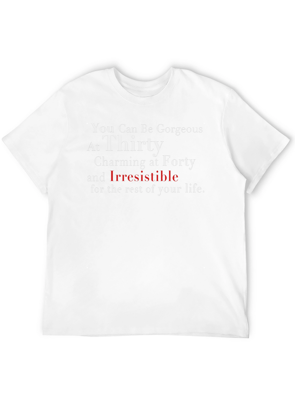 Gorgeous at 30 Graphic Tee - Black