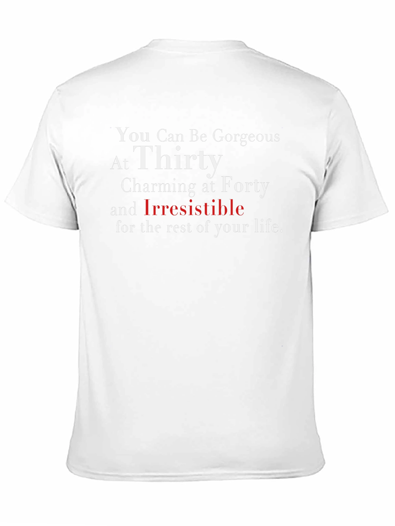 Gorgeous at 30 Graphic Tee - Black