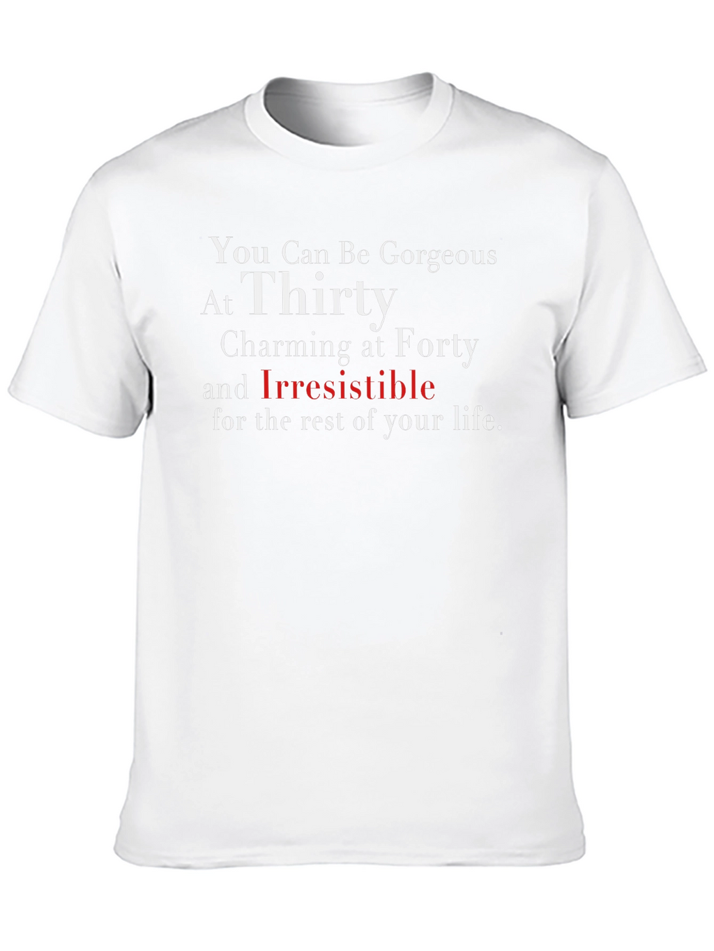 Gorgeous at 30 Graphic Tee - Black