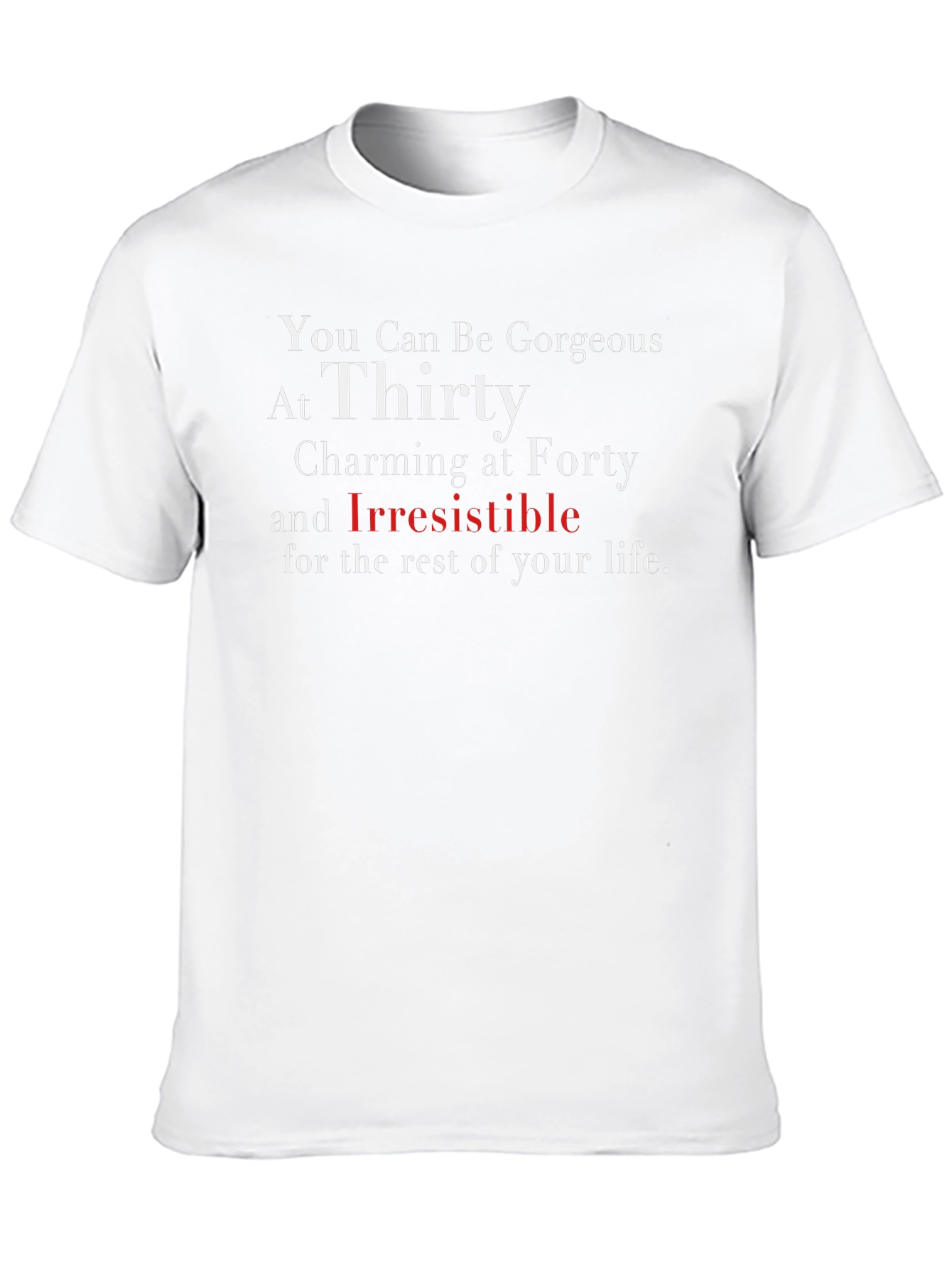 Gorgeous at 30 Graphic Tee - Black