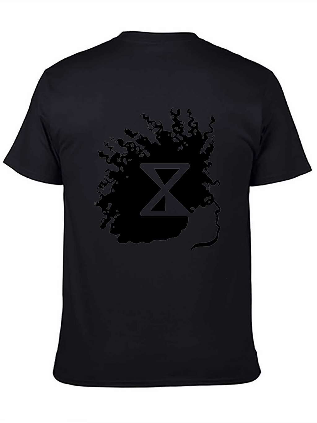 Silhouette Afro T-Shirt - Stylish Black Graphic Tee