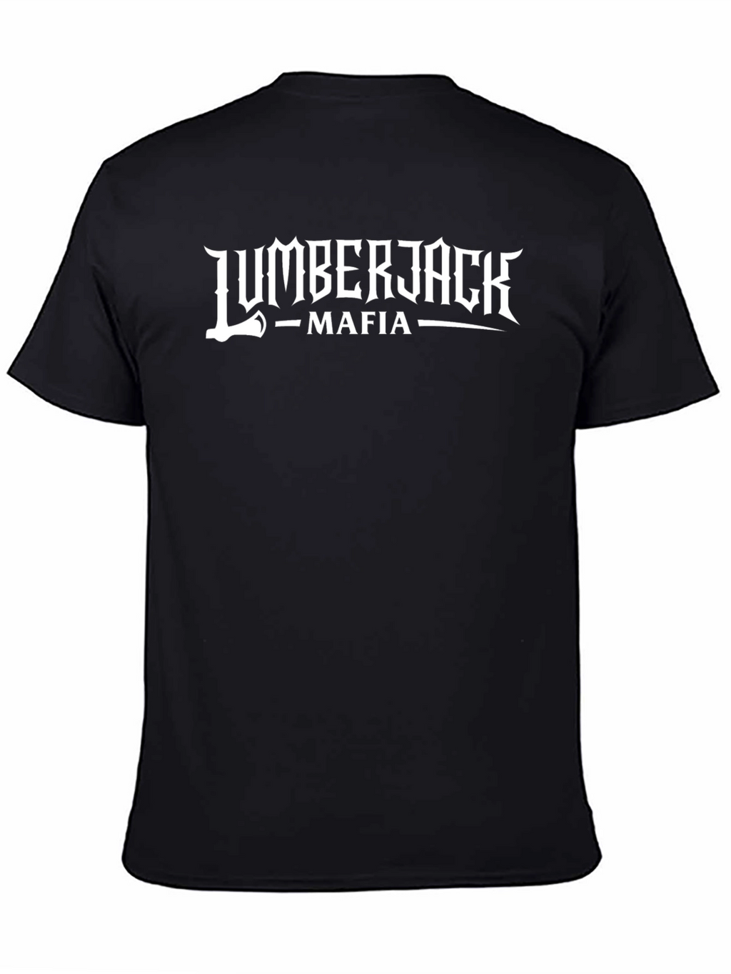 Lumberjack Mafia Graphic Tee - Black Crew Neck