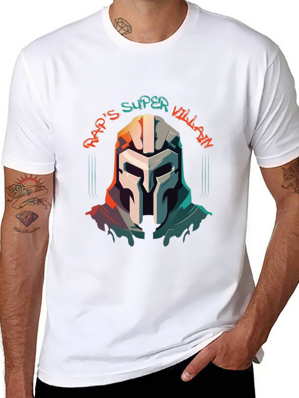 Raps Super Villain Graphic T-Shirt - Mens