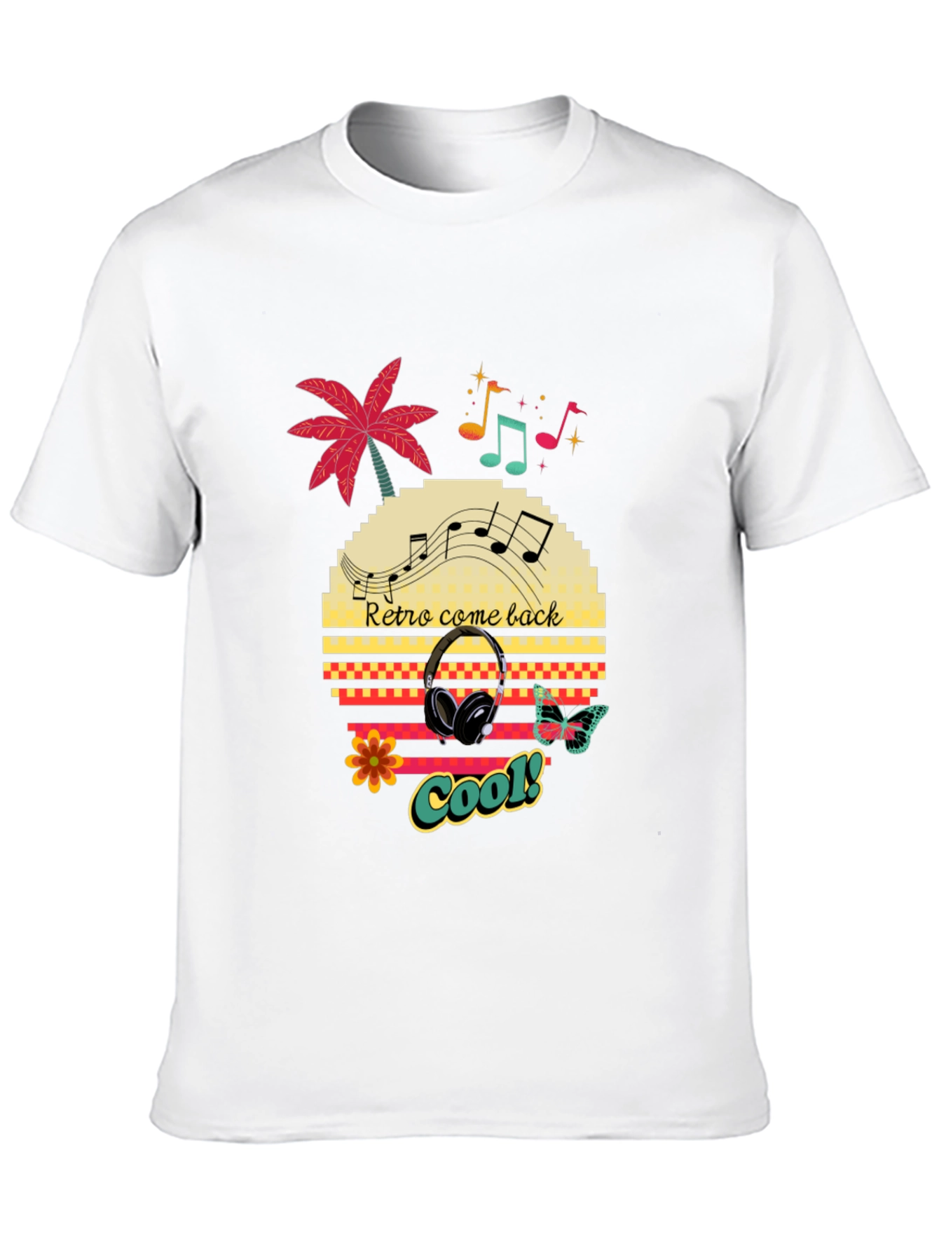 Retro Comeback Graphic T-Shirt - Cool Design
